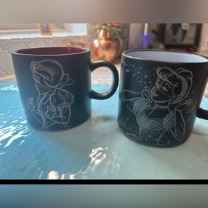 Set of 2 oversized Disney Hallmark coffee mugs